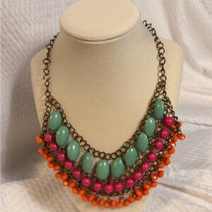 Chic Multicolor Beaded Necklace